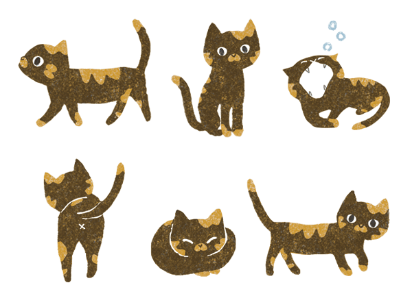 御朱印さんぽ 千葉の寺社2021/12/15 さび猫のイラスト