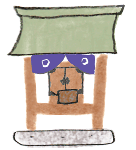 御朱印さんぽ 関東の寺社2017/12/15 神社 摂社・末社イラスト