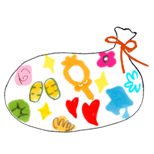 御朱印さんぽ 関東の寺社2017/12/15 宝袋のイラスト