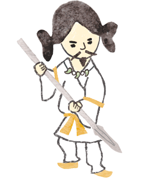 御朱印さんぽ 神奈川 埼玉 東京の寺社2019/12/15ご祭神 伊弉諾尊イラスト