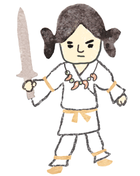 御朱印さんぽ 神奈川 埼玉 東京の寺社2019/12/15ご祭神 素戔嗚尊イラスト