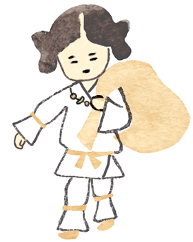 御朱印さんぽ 神奈川 埼玉 東京の寺社2019/12/15ご祭神 大国主命イラスト