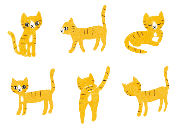御朱印さんぽ 神奈川 埼玉 東京の寺社2019/12/15 茶虎猫のイラスト
