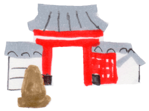 「詳細地図で歩きたい町」京都2016建物の挿絵