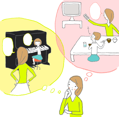「こどもチャレンジ 月刊こどもを学ぶ」（ベネッセ）我慢についての挿絵