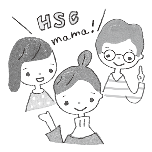 kodomoe2022年2月号 HSCままのイラスト