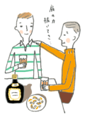 東京中日新聞「妻と夫の定年塾」挿絵2008年
