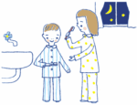 「こどもチャレンジ 月刊こどもを学ぶ」（ベネッセ）挿絵